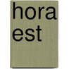 Hora est door Coppens