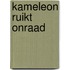 Kameleon ruikt onraad