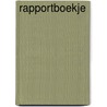 Rapportboekje door A. Thomas