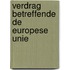 Verdrag betreffende de Europese Unie