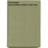 Leerlingen stud.buitenl.nation.ned.ond. door Onbekend