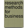 Research methods for business door Onbekend