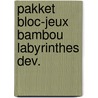 Pakket bloc-jeux bambou labyrinthes dev. door Onbekend