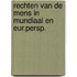 Rechten van de mens in mundiaal en eur.persp.