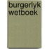 Burgerlyk wetboek
