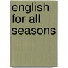 English for all seasons door Vanduffel