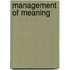 Management of meaning