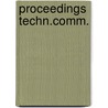 Proceedings techn.comm. door Onbekend