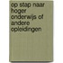 Op stap naar hoger onderwijs of andere opleidingen