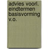 Advies voorl. eindtermen basisvorming v.o. by Unknown