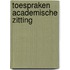 Toespraken academische zitting