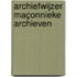 Archiefwijzer maçonnieke archieven