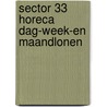 Sector 33 horeca dag-week-en maandlonen door Onbekend
