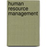 Human resource management door F.L.J. de Esch