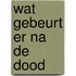 Wat gebeurt er na de dood