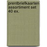 Prentbriefkaarten assortiment set 40 ex. door Onbekend