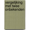 Vergelijking met twee onbekenden door Clemens