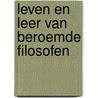 Leven en leer van beroemde filosofen door L. Diogenes