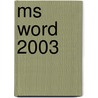 Ms Word 2003 door Cuypers