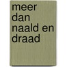 Meer dan naald en draad door R. Swolfs