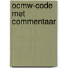 Ocmw-code Met Commentaar door Onbekend