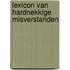 Lexicon van hardnekkige misverstanden