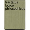 Tractatus logico philosophicus door L. Wittgenstein