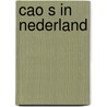Cao s in nederland by Unknown