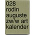 028 Rodin Auguste zw/w Art kalender