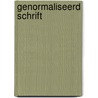Genormaliseerd schrift by Vangeel