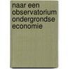 Naar een observatorium ondergrondse economie by Jozef Pacolet