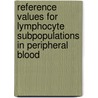 Reference values for lymphocyte subpopulations in peripheral blood by Unknown