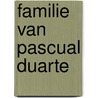 Familie van pascual duarte door Cela