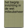 Het begrip inrichting in de Wet milieubeheer door V.M.Y. Van 'T. Lam