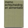 Memo Echtscheiding en alimentatie door O.I.M. Ydema