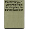 Tariefstelling en -ontwikkeling in de kampeer- en bungalowsector door Onbekend