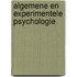 Algemene en experimentele psychologie