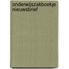 Onderwijszakboekje nieuwsbrief door Janssens