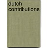 Dutch contributions door Onbekend