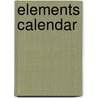 Elements calendar door Onbekend
