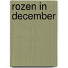 Rozen in december door K.H.R. de Josselin-de Jong