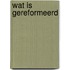 Wat is gereformeerd