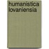Humanistica Lovaniensia