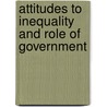 Attitudes to inequality and role of government door Onbekend