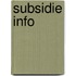 Subsidie info