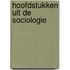 Hoofdstukken uit de sociologie