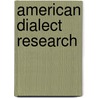 American dialect research door Onbekend