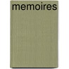 Memoires by J. Boon