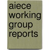 AIECE working group reports door Onbekend