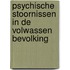 Psychische stoornissen in de volwassen bevolking